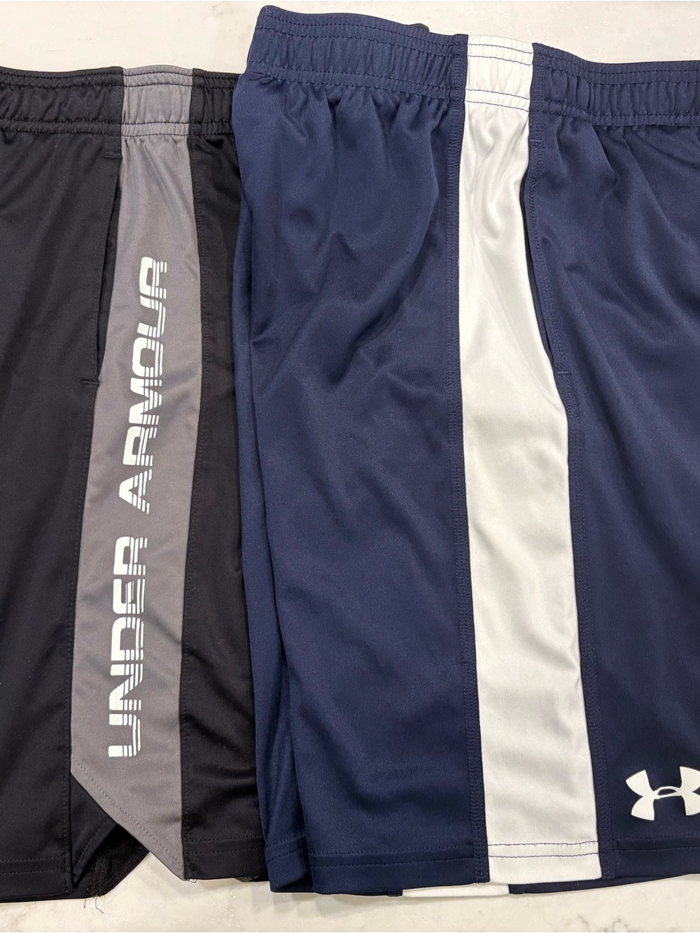 Under Armour Navy, Black & White Athletic Shorts Set